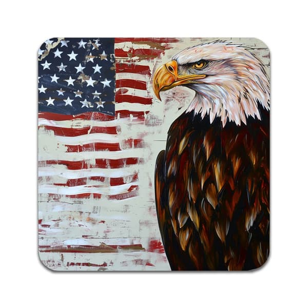 2 ST USA Örn Flagga Underlägg
