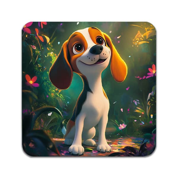 4 ST Beagle Hund Underlägg