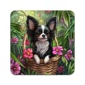 Miniatyrbild 1 av 3: 2 ST Barn Tecknad Långhårig Chihuahua Hund Underlägg
