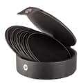 Miniatyrbillede 1 af 2: Visby Coaster Black, 6-pack - Dorre