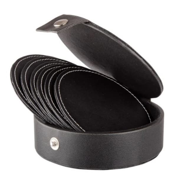Visby Coaster Black, 6-pack - Dorre