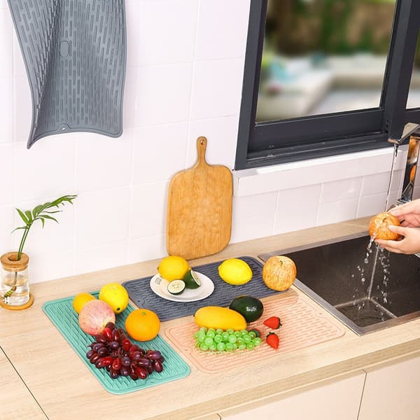 INF Silikon tørkematte til kjøkken (Liten 40x20CM)