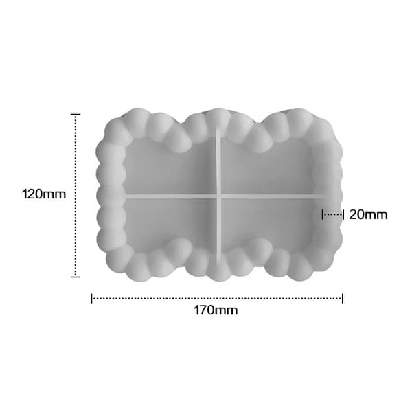 INF Silikone-coasterform, bølgeform J-219