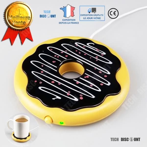 TD® koppvärmare munk usb elektrisk original kaffe kontorsdesign vintage värmeunderlägg värmande hem tallrik