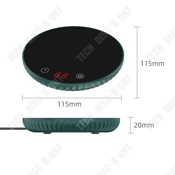 TD® 55 graders digital termostat Kaffekopp Värmeisolering Underlägg Värmekopp Basvärmematta