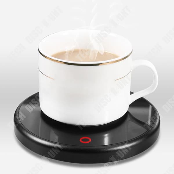 TD® 55℃ termostatisk glasunderlägg kaffevärmare aluminiumlegering termisk bas värmematta mugg värmematta