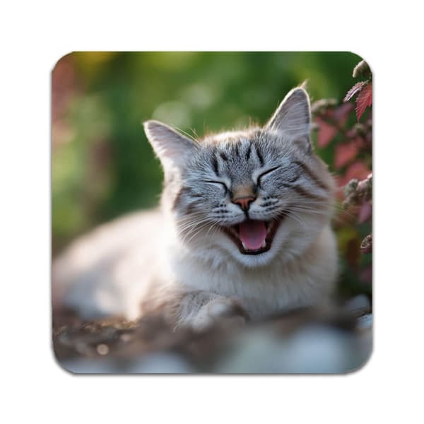 4 STK Grinende Kat Coastere