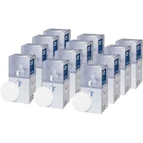 Underlägg - Tork - Avancerat - Vit - 8 lager - Set med 12 förpackningar - 3000 enheter