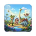 Miniatyrbild 2 av 3: 2 ST Barn Tecknade Dinosaurier Underlägg