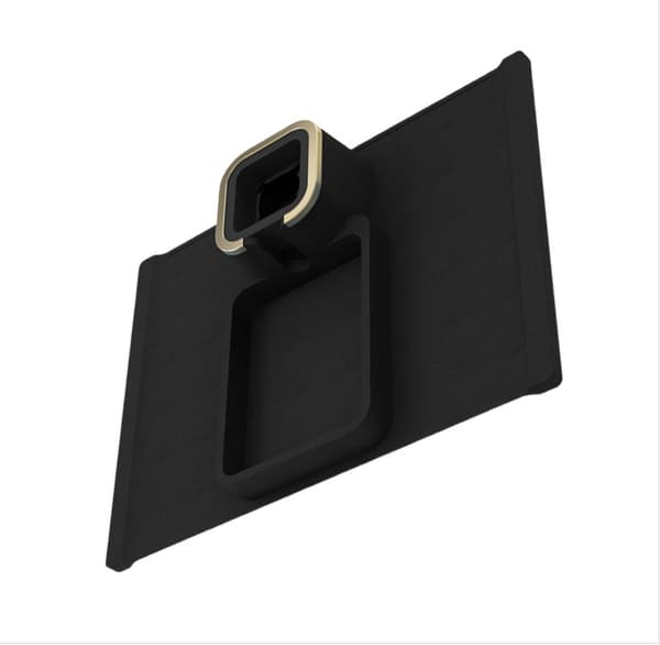 INF Silikon Soffa Underlägg: Dryck & Snacksbricka Svart