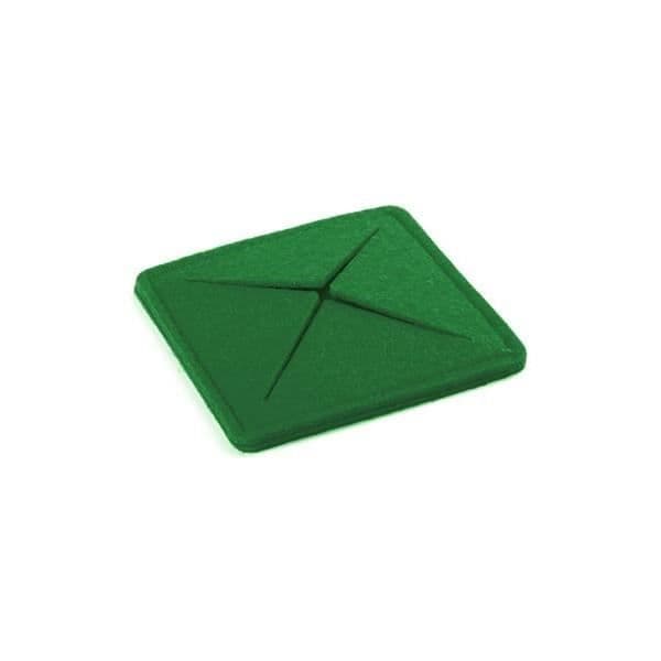 Underlägg - Glas 144701 - Svart - Filt - 10x10 cm - Vuxen