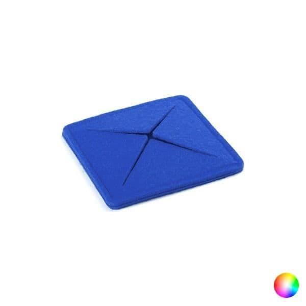 Underlägg - Glas 144701 - Svart - Filt - 10x10 cm - Vuxen
