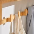Miniatyrbillede 5 af 6: SoBuy, Vægstativ | Knagerække med 6 kroge | Bambus FHK06-N
