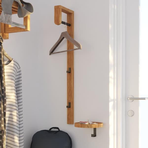 Garderobestang WOODY, oliebehandlet eg