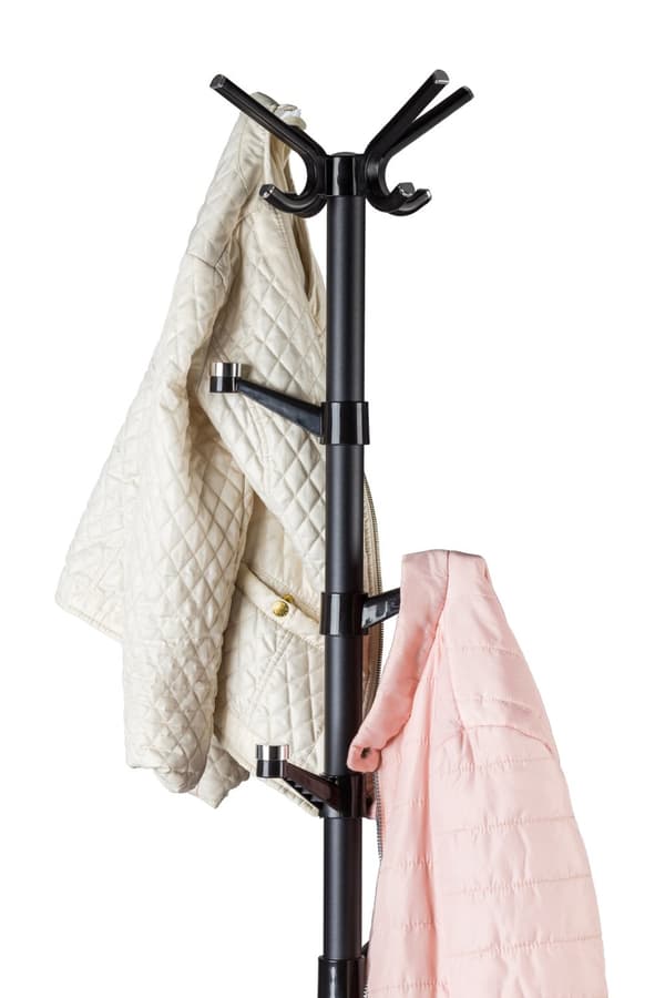 Seisova naulakko 180cm - Teräs - Musta