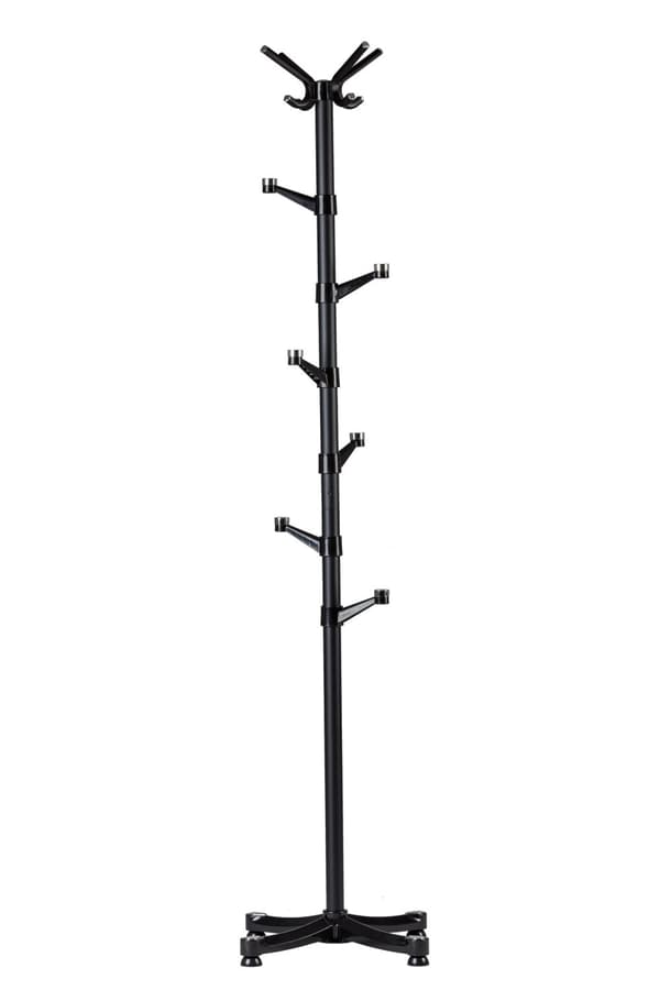 Seisova naulakko 180cm - Teräs - Musta