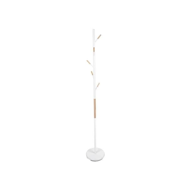 Vit och trä klädhängare 177 cmx28 cmx28 cm - Märke - Modell - Vit - Metall - Vuxen - Blandat