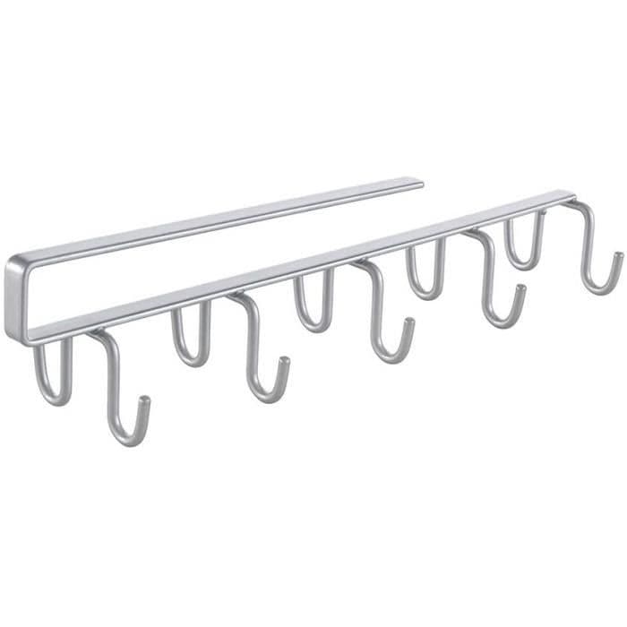 Metaltex hängkrokar 25 x 6 cm i silvermetall