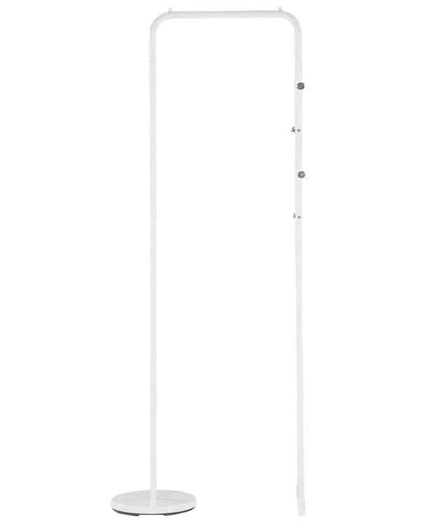 Klesstang Hvit Metall 175 x 50 cm Frittstående Stativ