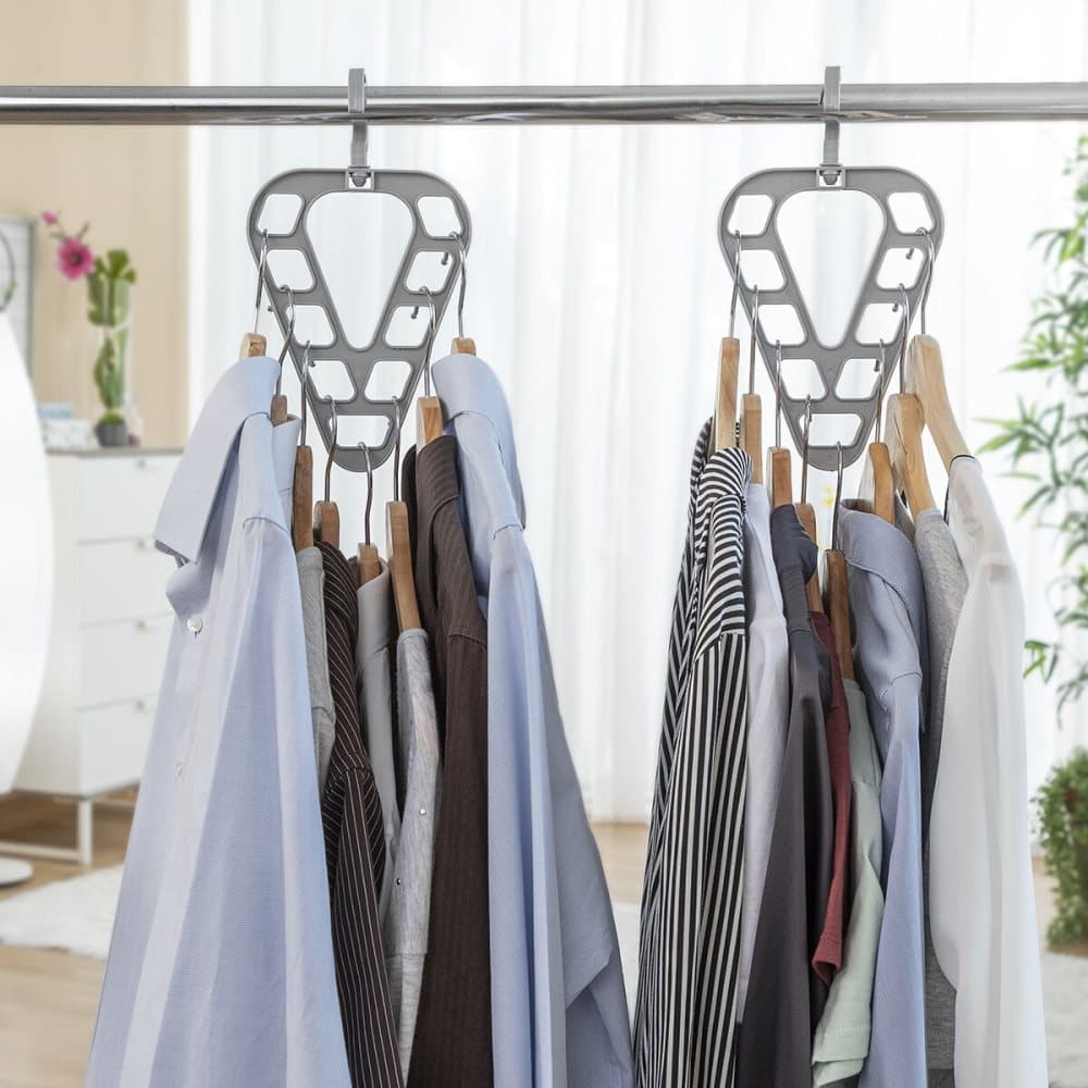Uppsättning av klädhängare arrangörer Orzer InnovaGoods 2 antal