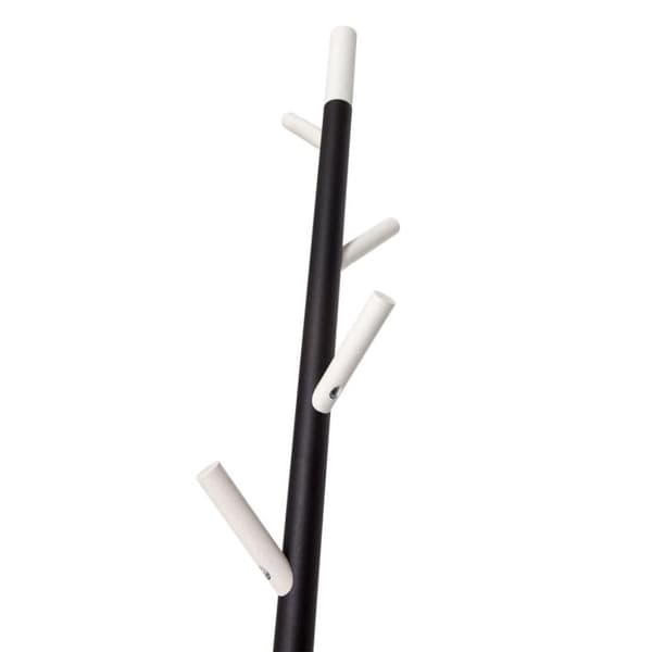V-Part stumtjener med 4 kroge Linair 180 cm hvid