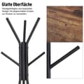 Miniatyrbillede 7 af 8: Rootz Coat Stand - Tøjstativ - 6 kroge - Metal - Sort - 32,5 x 45,5 x 182 cm