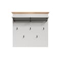 Miniatyrbillede 4 af 5: Rootz Wall Organizer - Wall Mount - Wall Shelf - Wall Unit - Wall Storage - Hanging Panel - Light Grey/Artisan Oak - 91x82x27cm