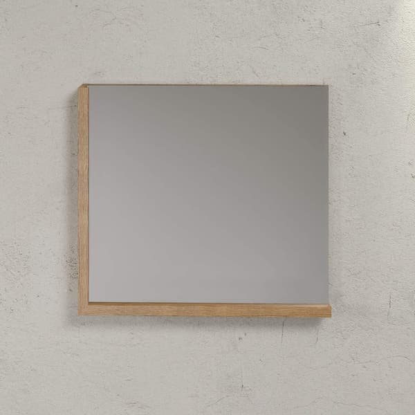 Rootz Wall Mirror - Reflective Glass - Vanity Piece - Looking Glass - Hallway Reflector - Decor Enhancer - Interior Accent - Anthracite with Coast Evo