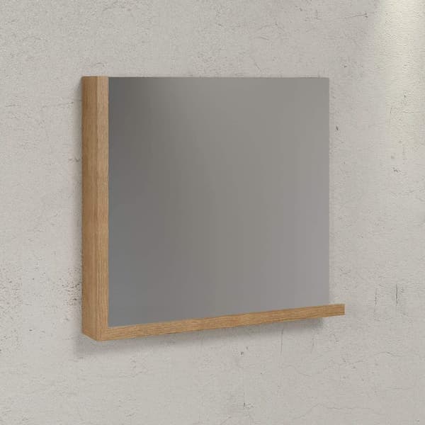 Rootz Wall Mirror - Reflective Glass - Vanity Piece - Looking Glass - Hallway Reflector - Decor Enhancer - Interior Accent - Anthracite with Coast Evo