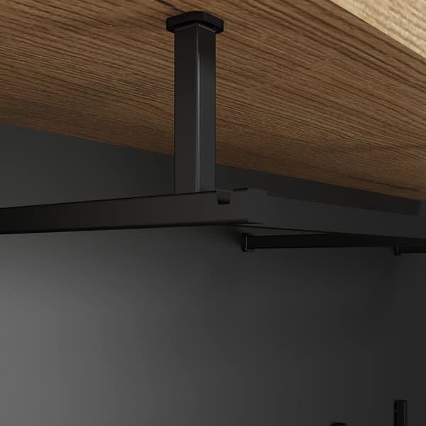 Rootz Synnax Coat Rack - Wall Hanger - Garment Holder - Clothes Stand - Jacket Organizer - Wardrobe Hook - Wall Mount - Coast Evoke Oak - 90x50x27cm