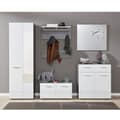 Miniatyrbillede 1 af 7: Rootz Wardrobe - Closet - Clothes Cabinet - Storage Unit - Organizer - Apparel Armoire - White - 60 x 191 x 35 cm