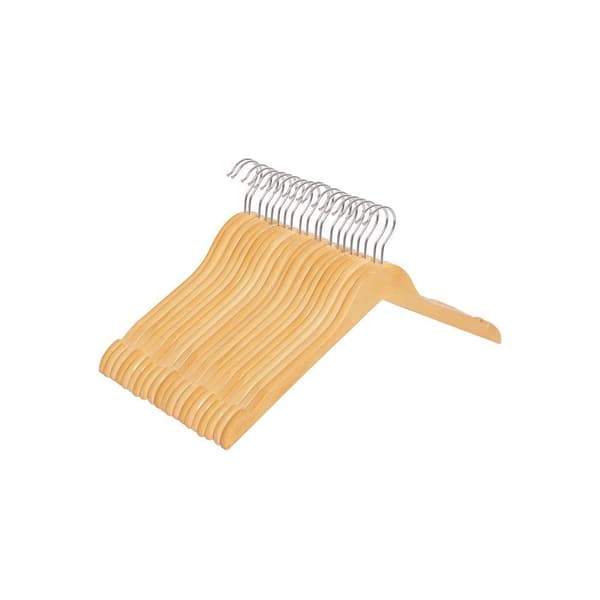 Rootz-ripustin - Puinen ripustin - Vaateripustin - 20 ripustimen sarja - Takinripustin - Vaateripustin - Vaateripustin - Massiivipuu - Luonnollinen -