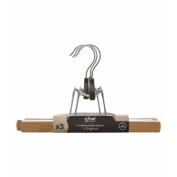 Galge för byxor 5five Simply Smart Brun Naturell Trä 25 x 16,3 cm Byxor