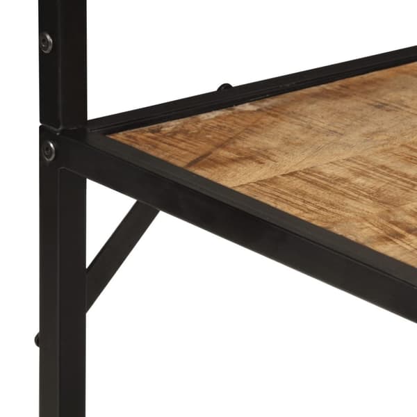 vidaXL knagerække 90x35x180 cm massivt mangotræ og jern