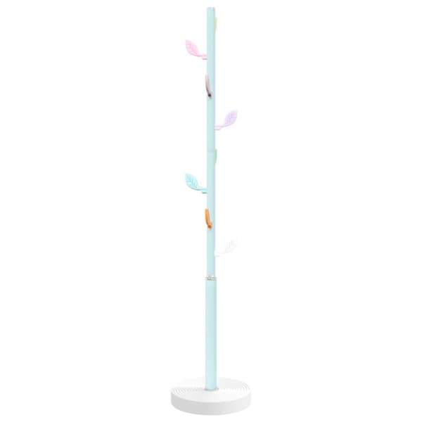 vidaXL Klädhängare blå 172 cm pulverlackerat järn