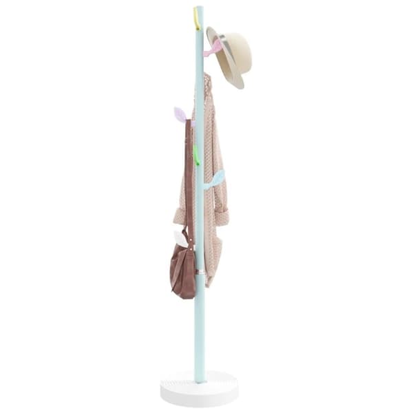 vidaXL Klädhängare blå 172 cm pulverlackerat järn