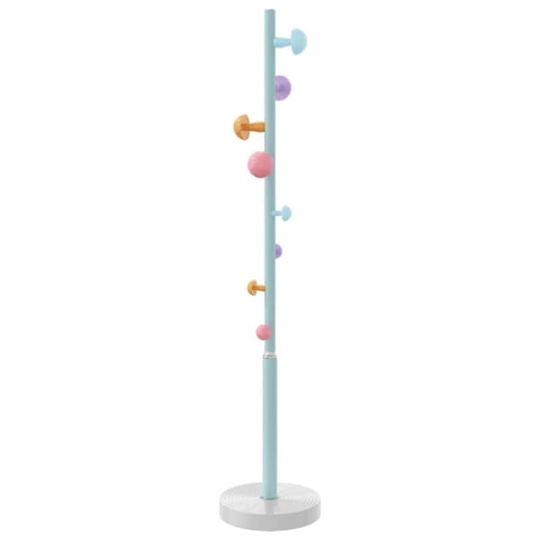 vidaXL Klädhängare blå 172 cm pulverlackerat järn