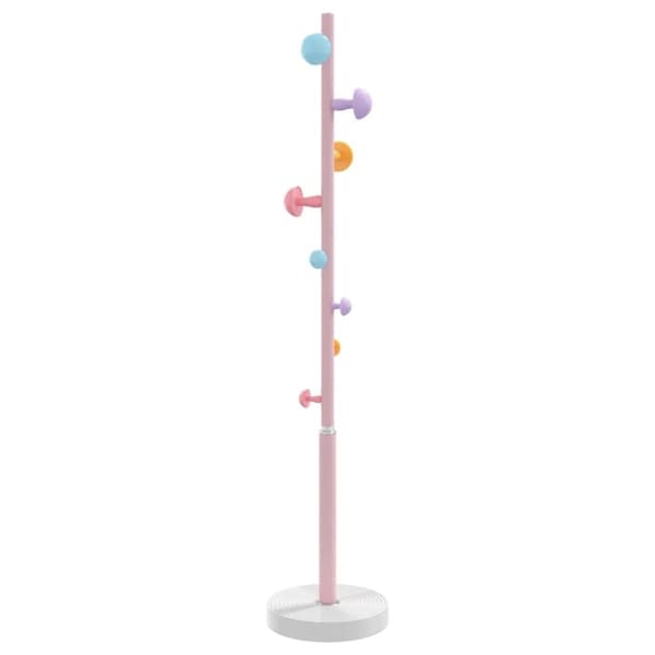 vidaXL stumtjener 172 cm pulverlakeret jern lyserød