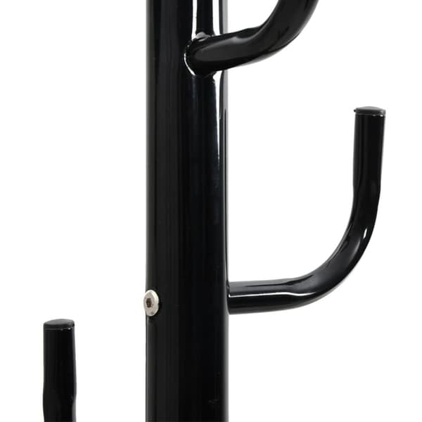 vidaXL Klädhängare svart 183 cm pulverlackerat järn