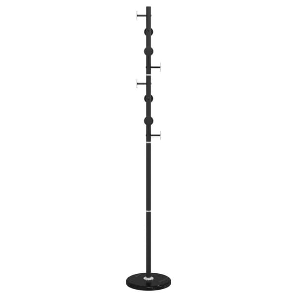 vidaXL stumtjener 176 cm pulverlakeret jern sort