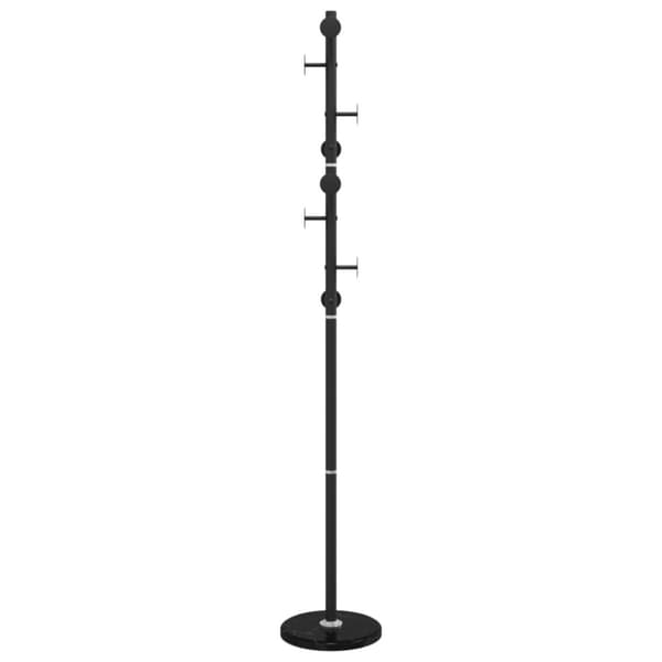 vidaXL stumtjener 176 cm pulverlakeret jern sort