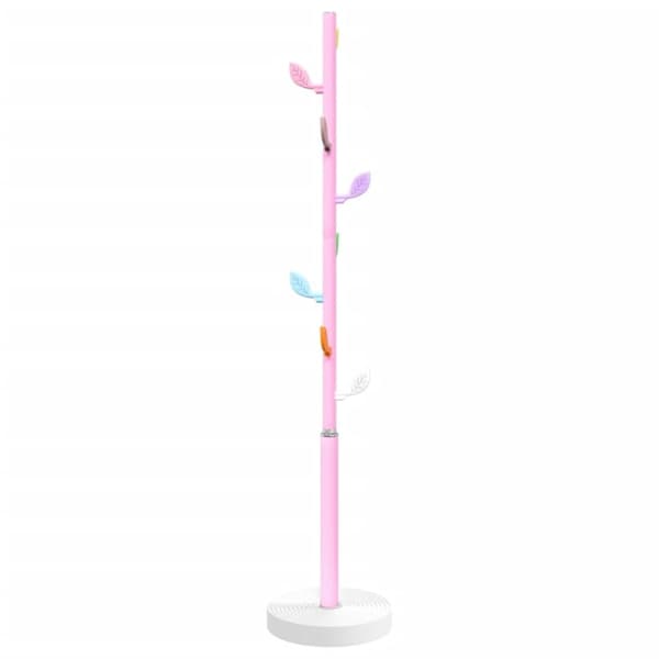 vidaXL stumtjener 172 cm pulverlakeret jern lyserød