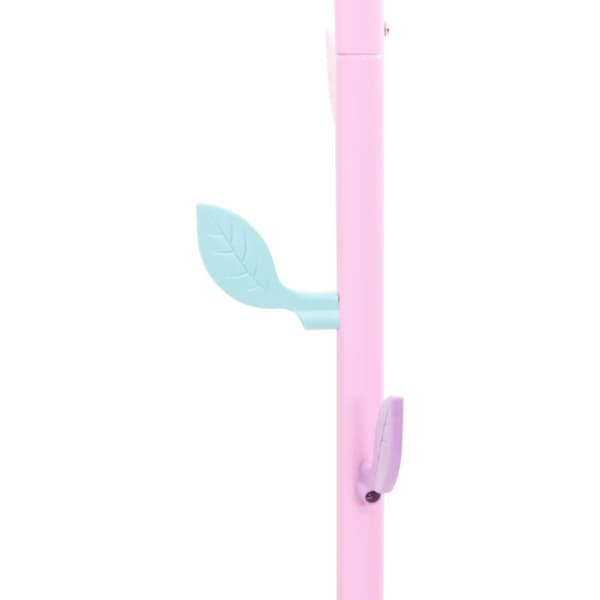 vidaXL stumtjener 172 cm pulverlakeret jern lyserød
