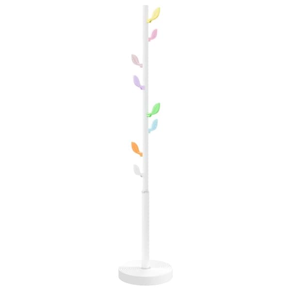 vidaXL Klädställning vit 172 cm pulverlackerat järn