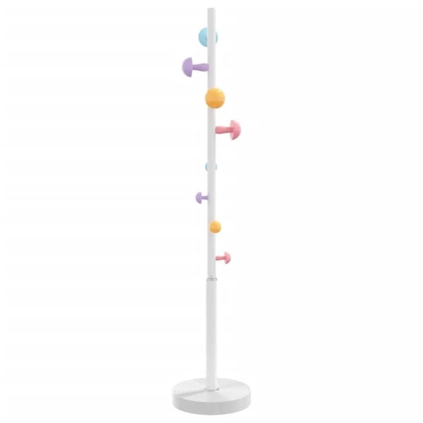vidaXL stumtjener 172 cm pulverlakeret jern hvid