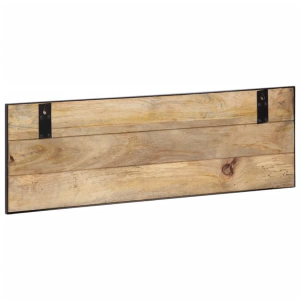 vidaXL Klädhängare 2 st 80x8x25 cm massivt grovt mangoträ
