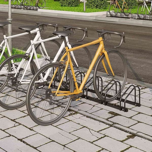 Rootz Cykelställ i galvaniserat järn - Cykelställ - Cykelhållare - Hållbar & väderbeständig - Enkel montering - Universal passform - 160,5 cm x 32 cm