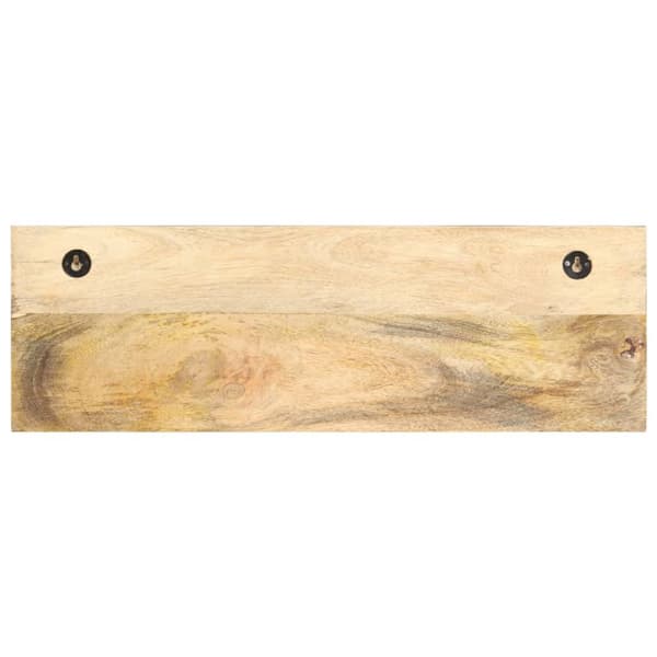 vidaXL Seinälle kiinnitettävä naulakko 60x15x20 cm karkea mangopuu -  Naulakot & hattuhyllyt