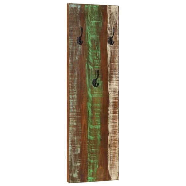 vidaXL Seinäkiinnitteiset naulakot 2 kpl 36x3x110cm täysi kierrätyspuu -  Naulakot & hattuhyllyt