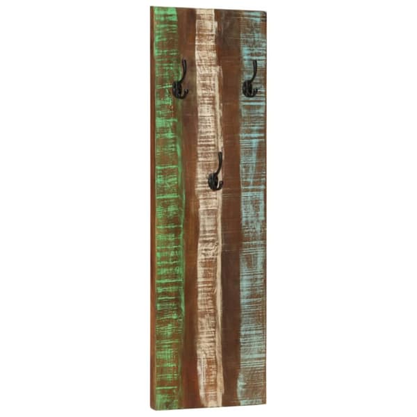 vidaXL Seinäkiinnitteiset naulakot 2 kpl 36x3x110cm täysi kierrätyspuu -  Naulakot & hattuhyllyt